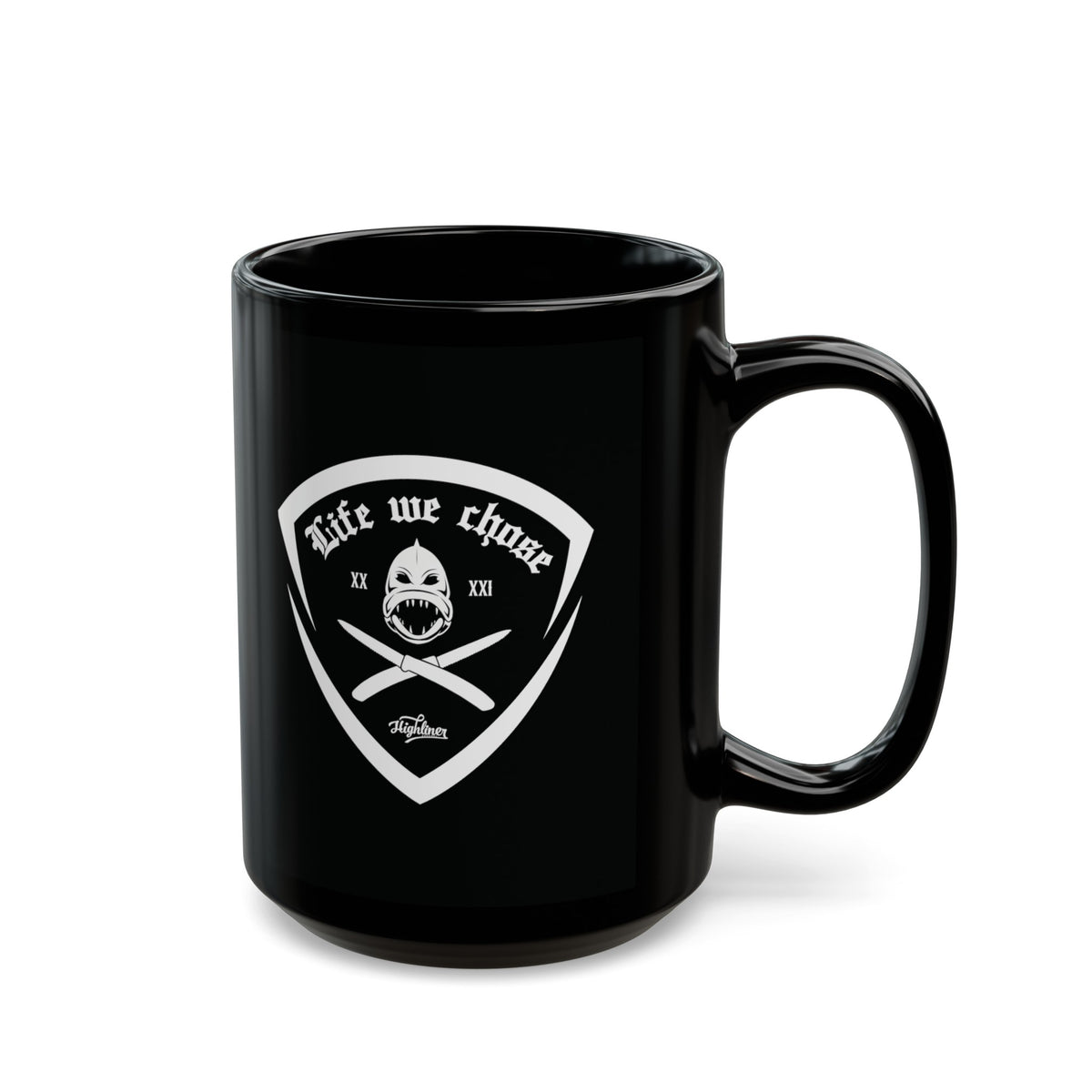 Black &quot;Life We Chose&quot; Coffee Mug: Forged for the Commercial Grind 15oz