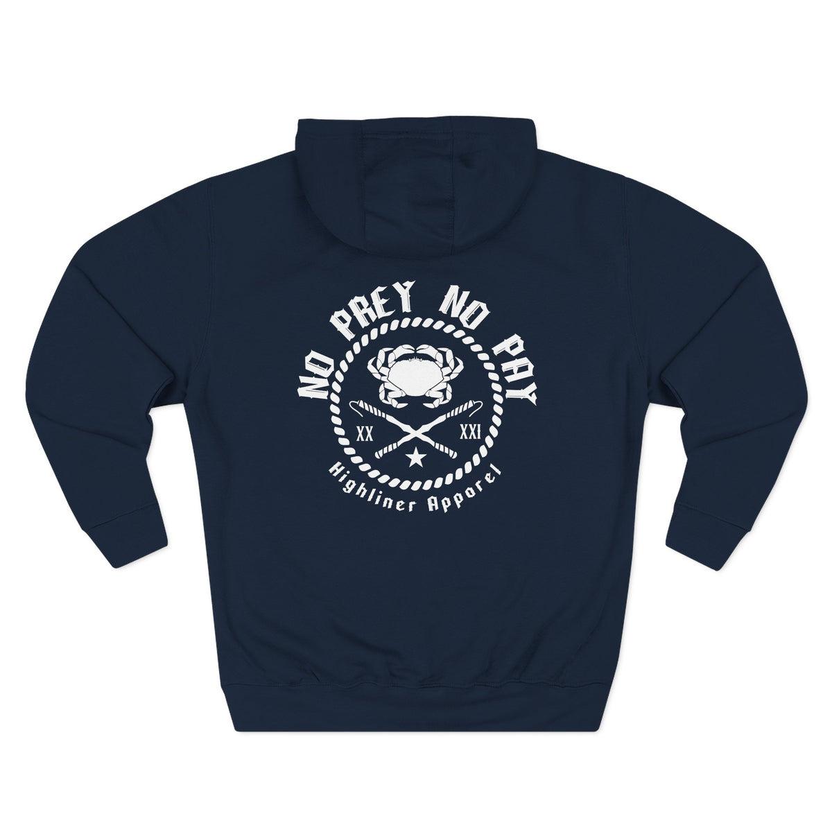 No Prey No Pay Hoodie – Dungeness Crab Edition