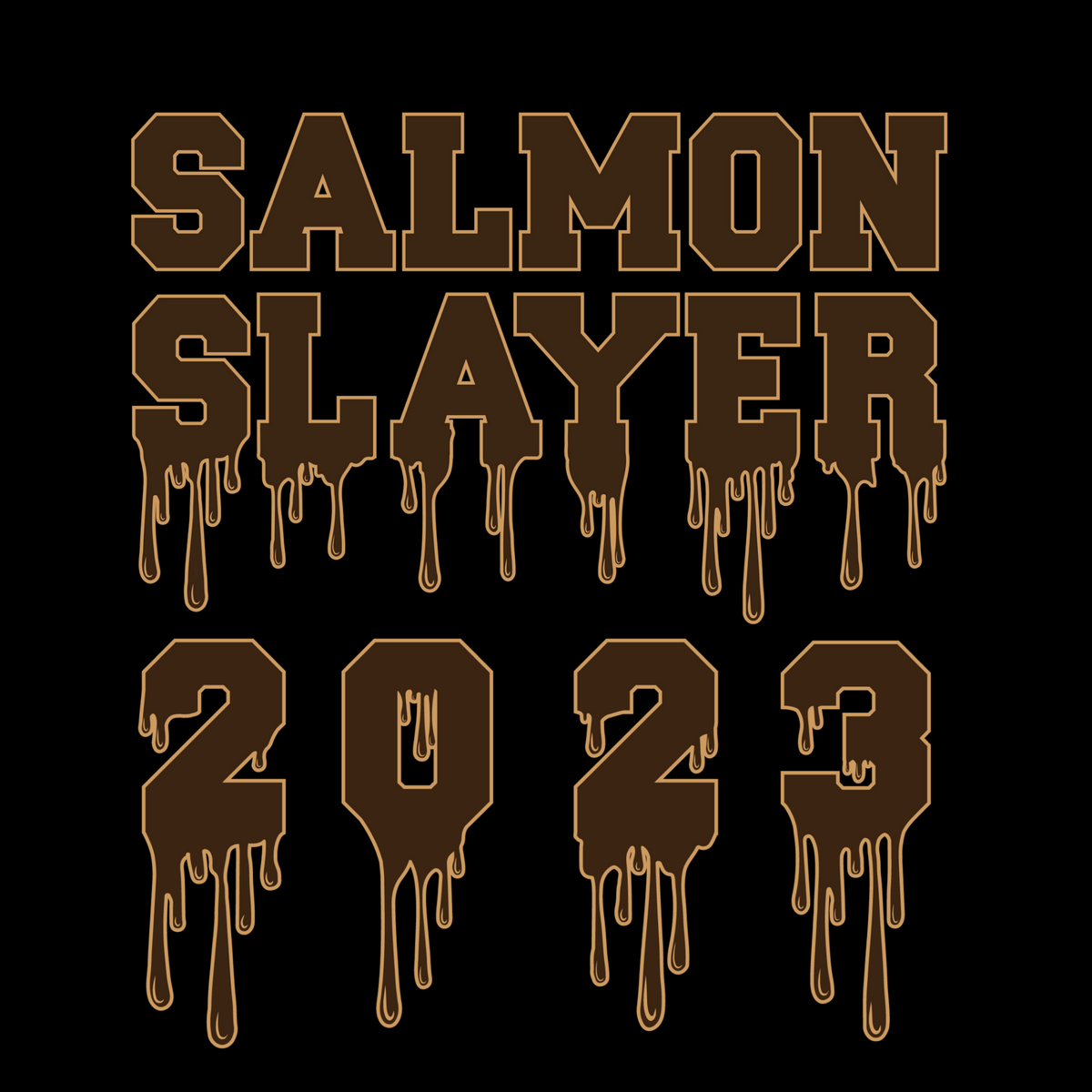 Black Youth Salmon Slayer 2023 Hoodie