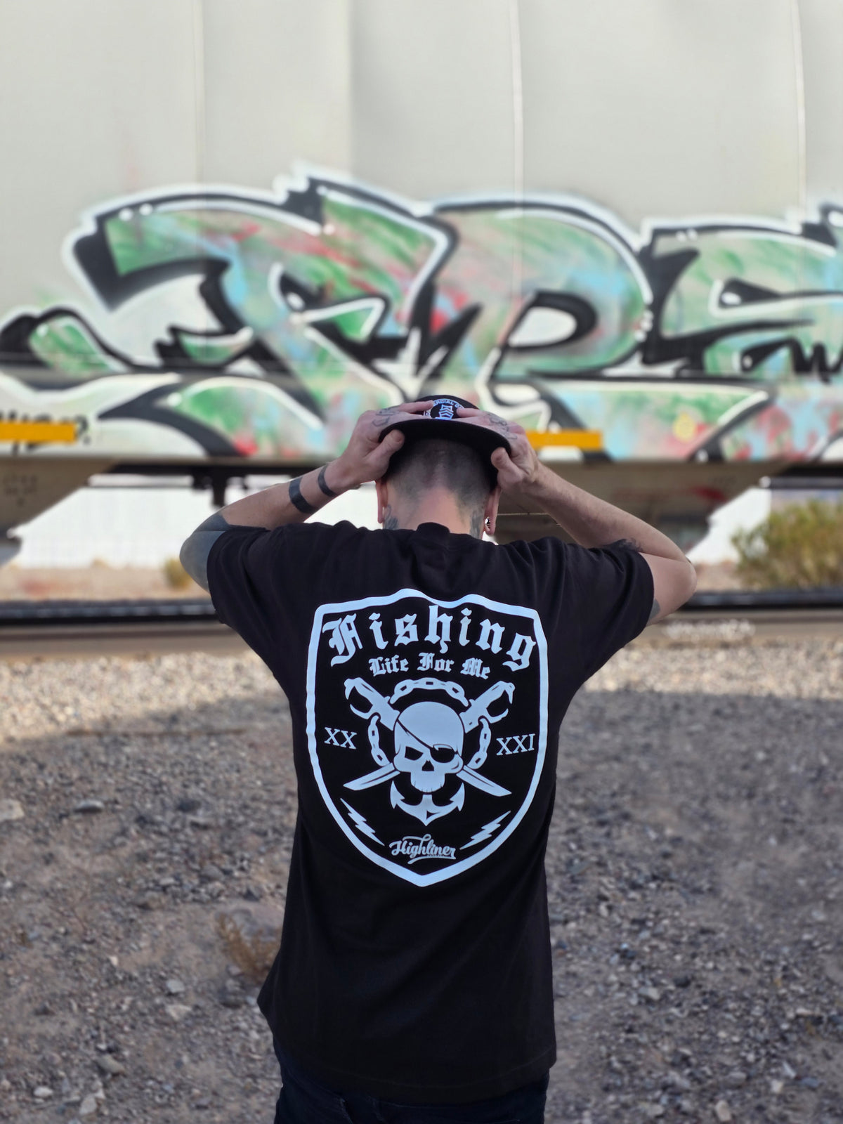 Fishing Life For Me Black Tees