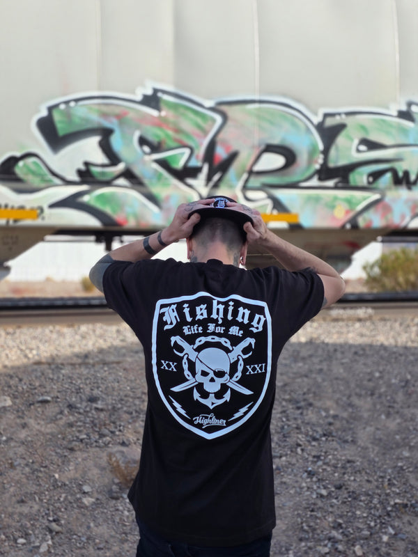 Fishing Life For Me Black Tees - Highlinerapparel
