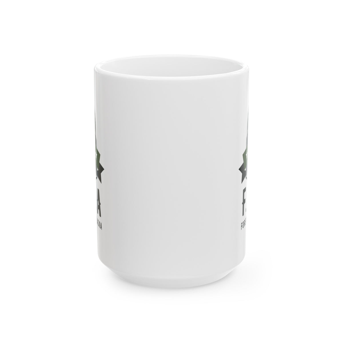 White Forever I Love Alaska Coffee Mug 15oz