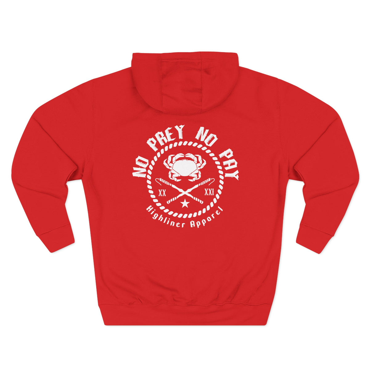 No Prey No Pay Hoodie – Dungeness Crab Edition