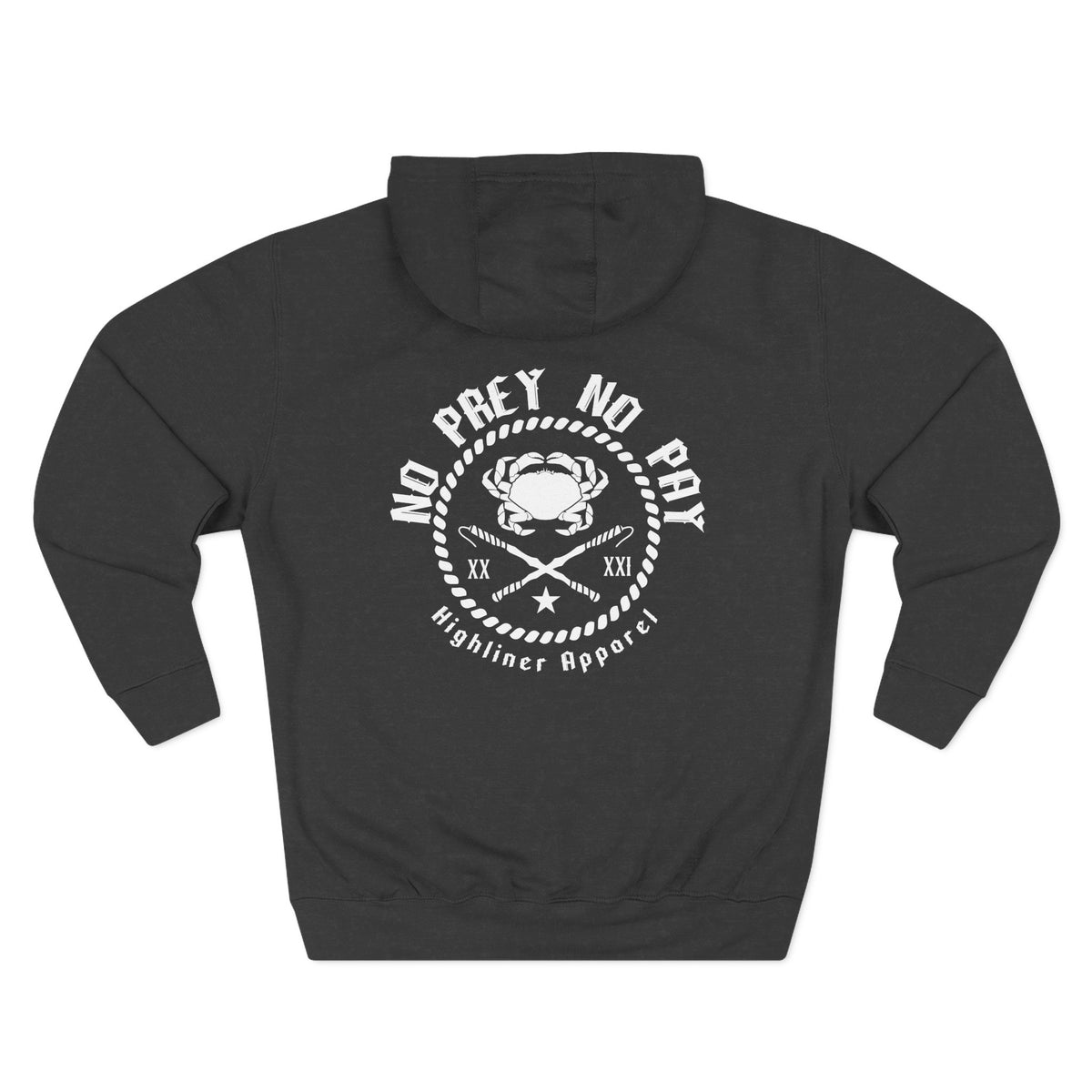 No Prey No Pay Hoodie – Dungeness Crab Edition