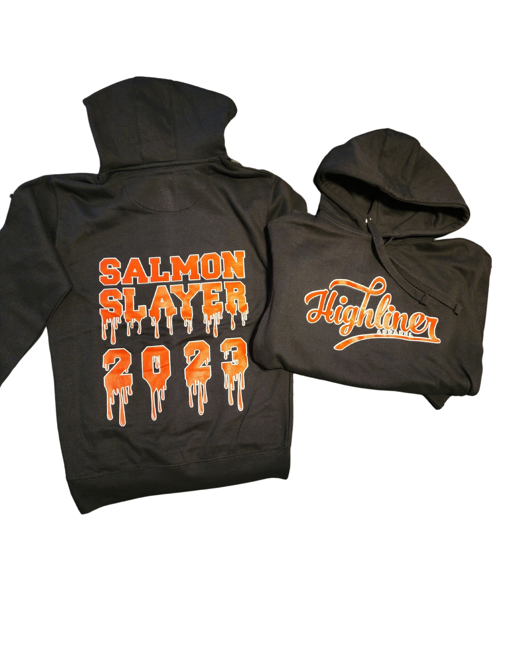 Black Salmon Slayer 2023 Unisex Hoodie