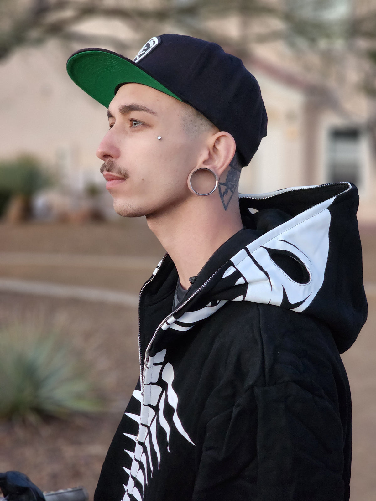 Black Ice Fishbonez Full Zip Hoodie.