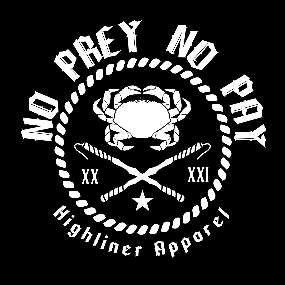 No Prey No Pay Hoodie – Dungeness Crab Edition