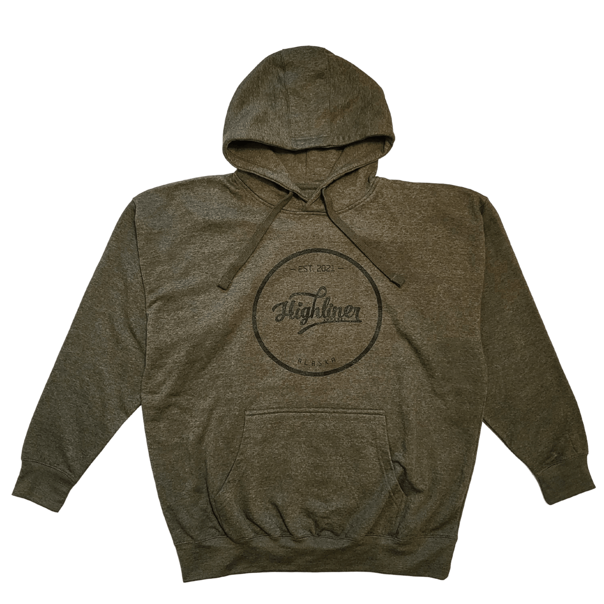 Army Green Heather Highliner Signature Hoodie