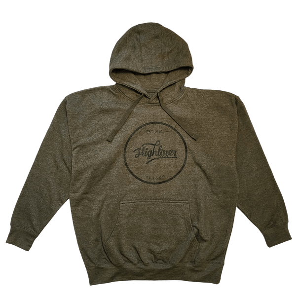 Hoodie VON DUTCH Hoodie Grey Heather Logo Black